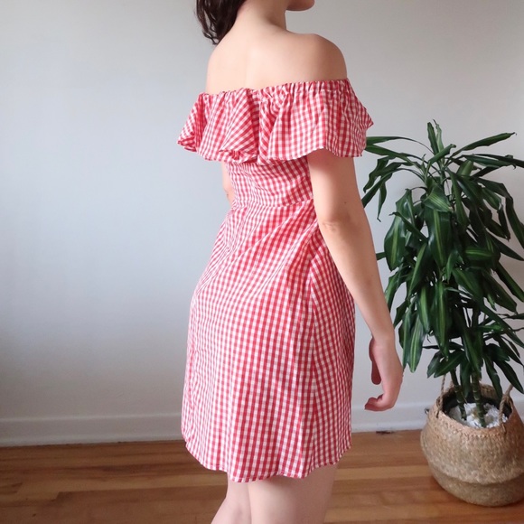 Brand New Off Shoulder Mini Sundress - Picture 3 of 7